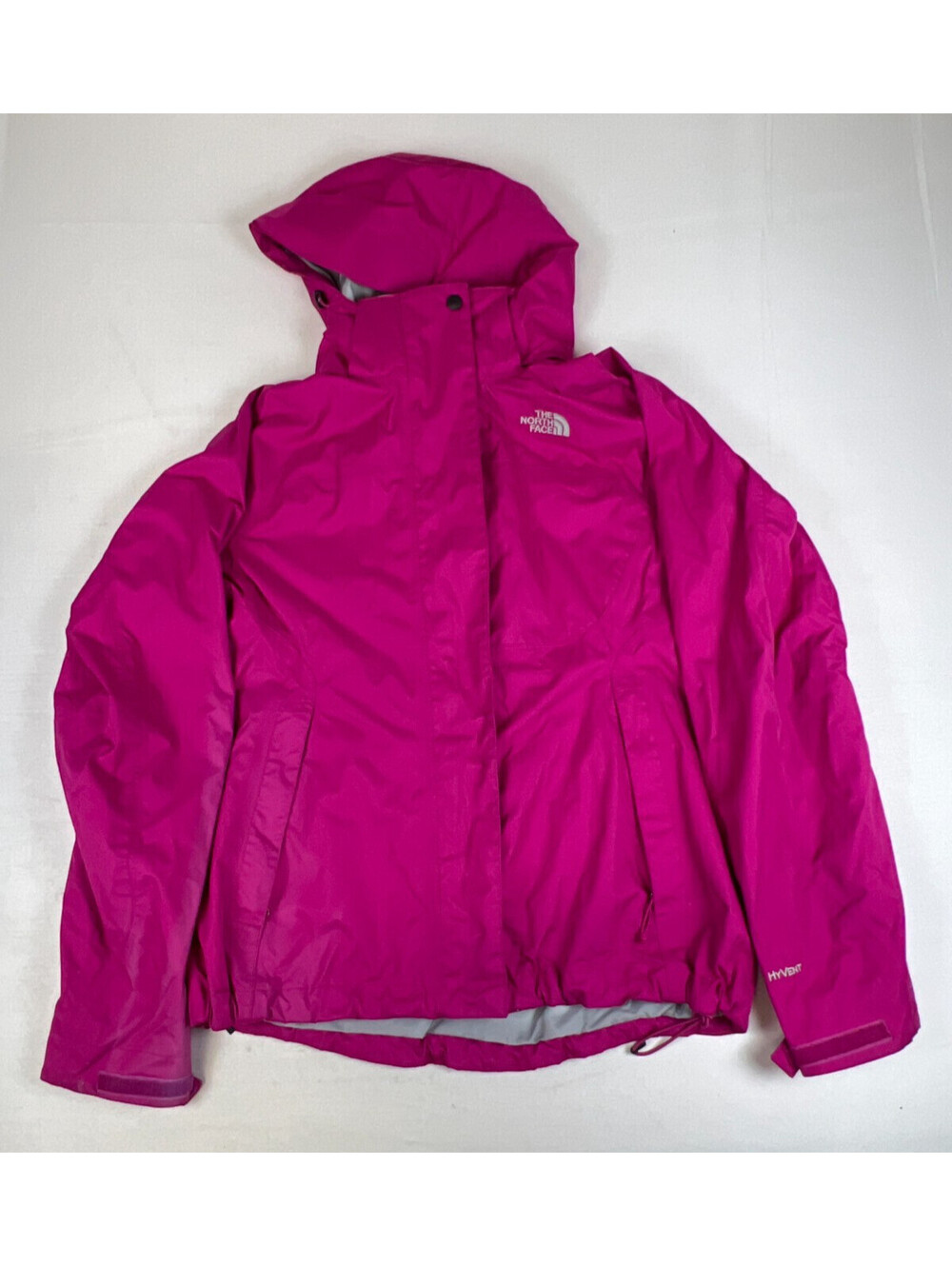 The North Face Women M Pink HyVent Waterproof Hooded Rain Jacket Coat